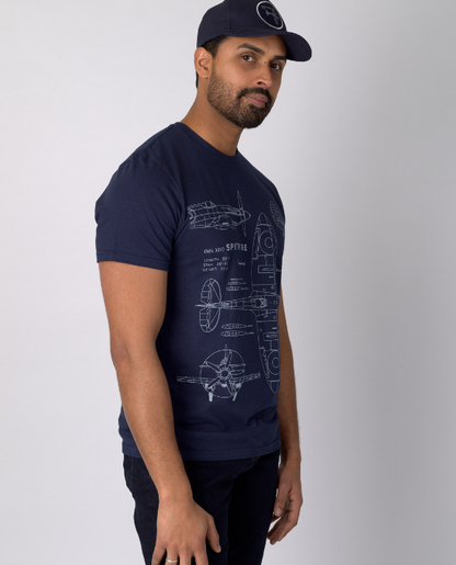 Spitfire Blueprint T-Shirt