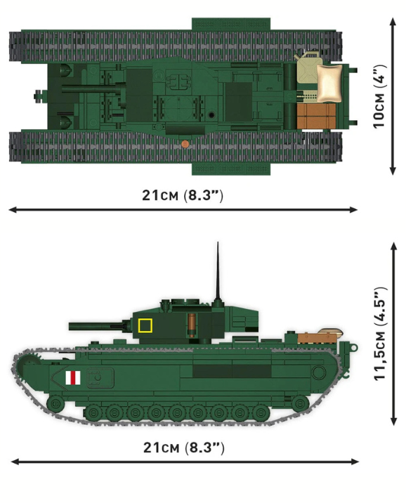 COBI Mark IV Churchill Brick Set