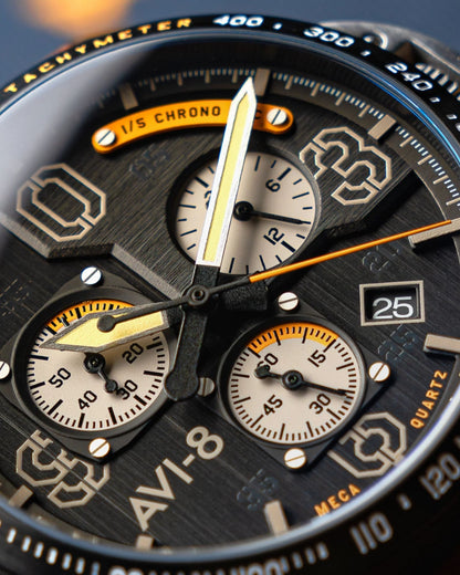 AVI-8 IWM P-51 Mustang Chronograph Watch