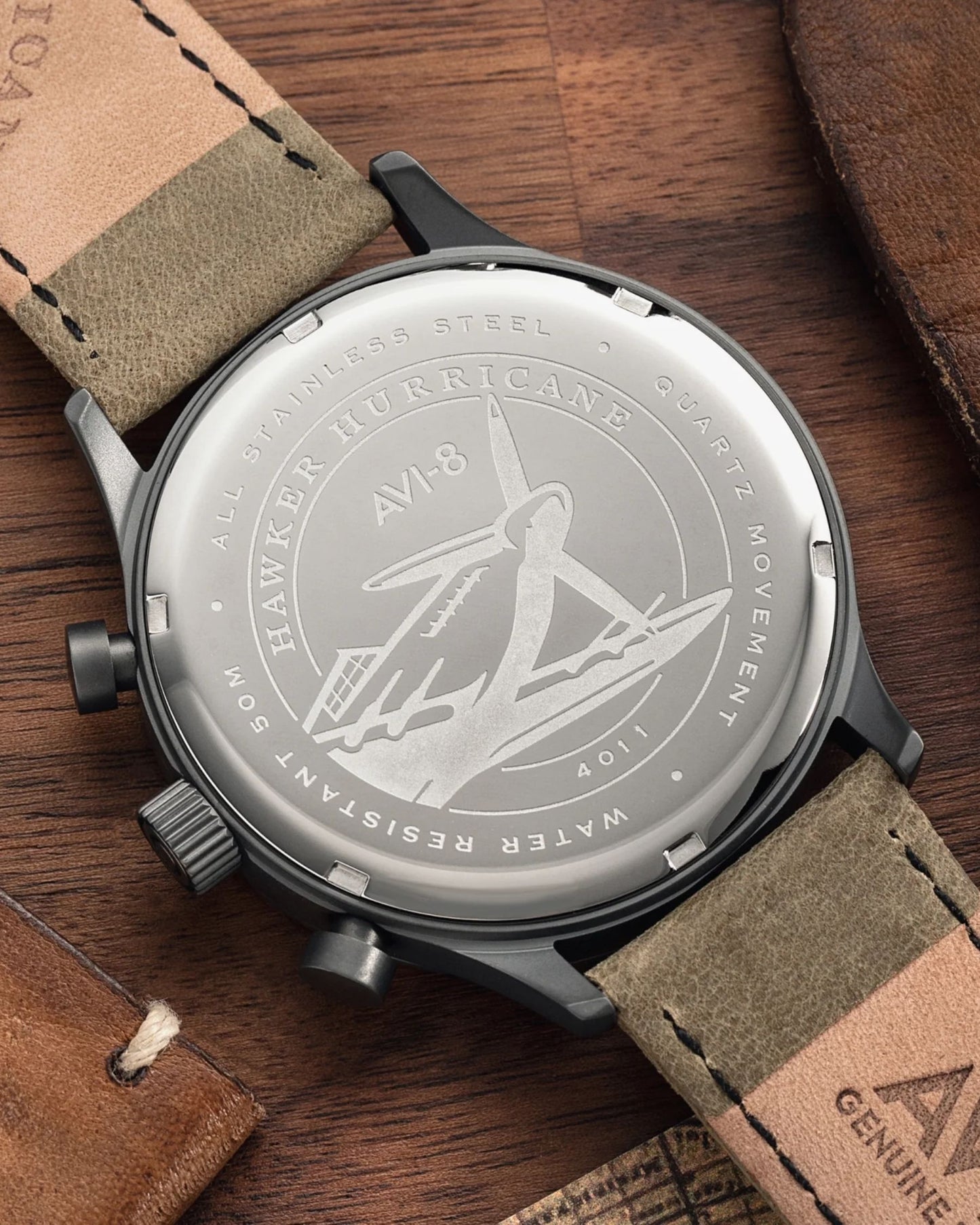 AVI-8 Hurricane Dark Earth Classic Chronograph Watch
