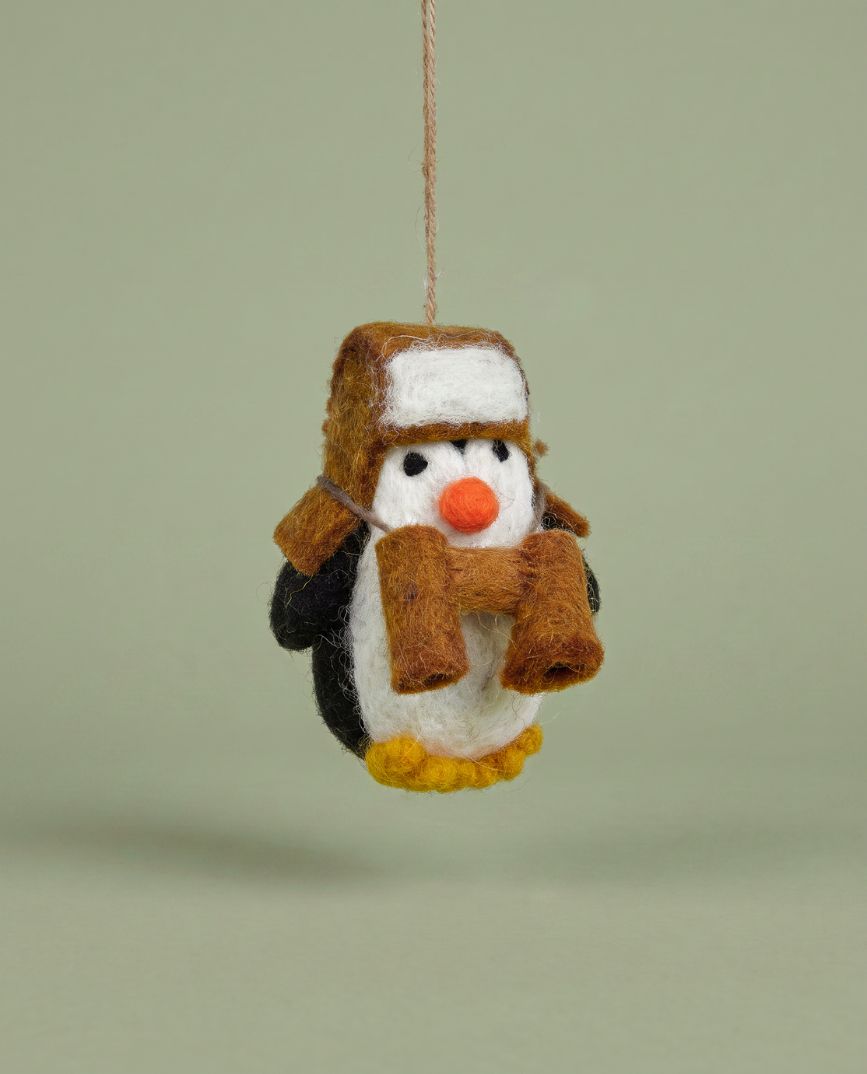 Arctic Explorer Penguin Wool Decoration (Kids HMS Belfast)