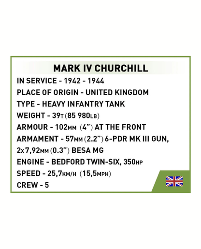 COBI Mark IV Churchill Brick Set