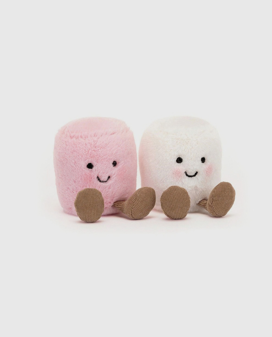 Jellycat Pink and White Marshmallows