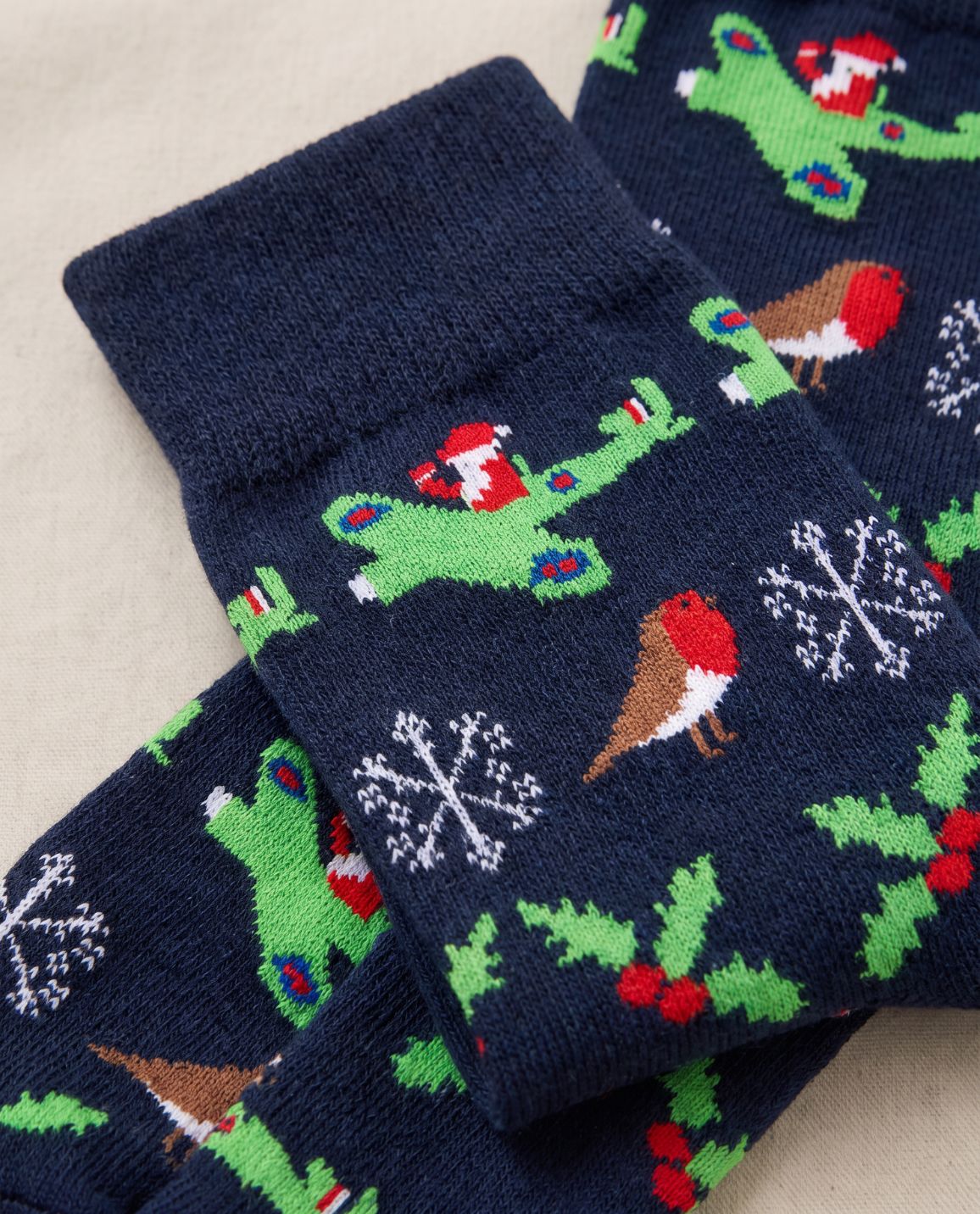 Santa in a Spitfire Socks