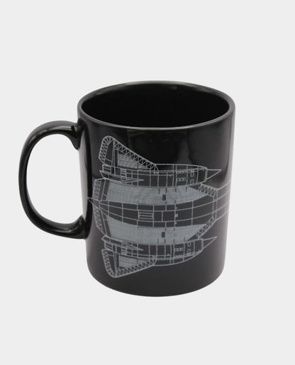 Blackbird Blueprint Ceramic Mug