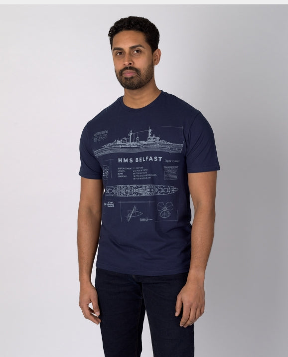 Mens Blue T-Shirt