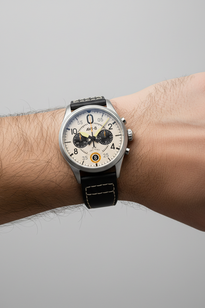 AVI-8 IWM Spitfire Lock Chronograph Watch