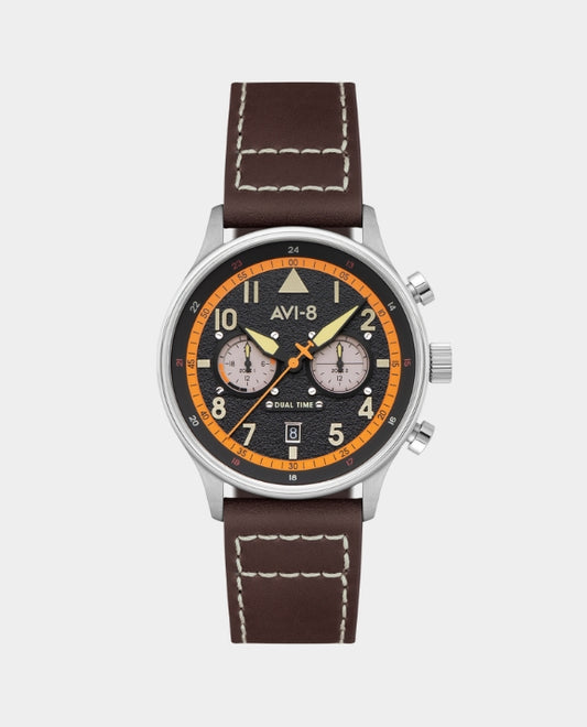 AVI-8 IWM Hurricane Carey Dual Time Watch