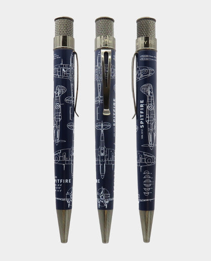 Retro 51 Spitfire Blueprint Rollerball Pen