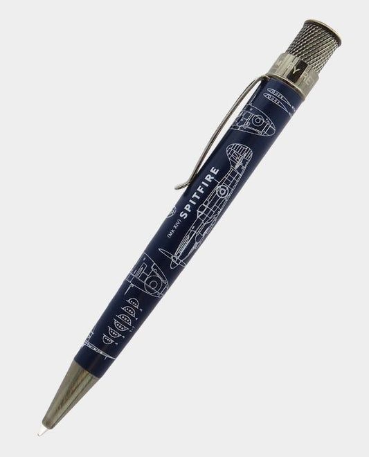 Retro 51 Spitfire Blueprint Rollerball Pen