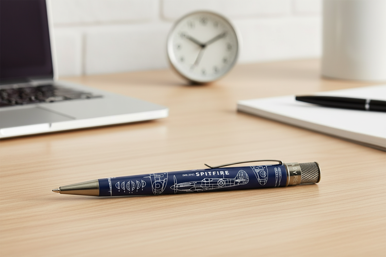Retro 51 Spitfire Blueprint Rollerball Pen