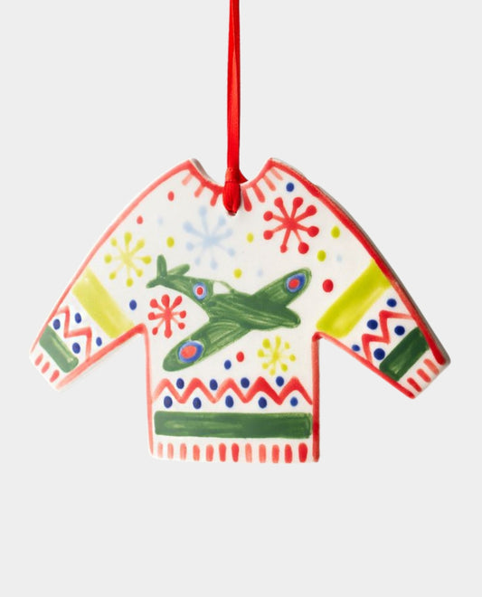 Ceramic Christmas Jumper Decoration