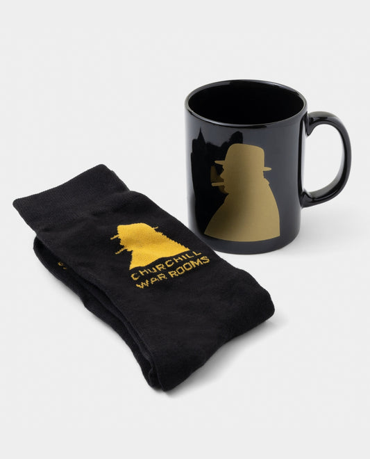 Churchill War Rooms Mug and Socks Gift Set