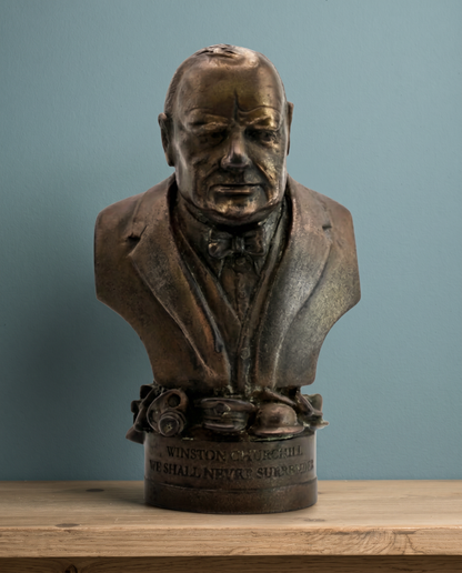 Bronze Churchill Bust