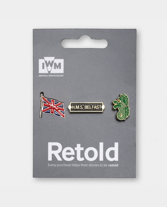 Historic HMS Belfast Mini Badges
