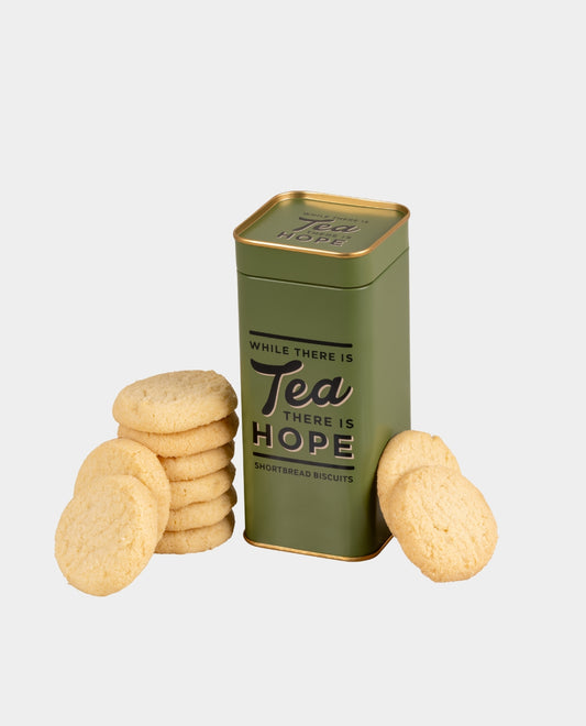 While There is Tea There is Hope Butter Shortbread Tin