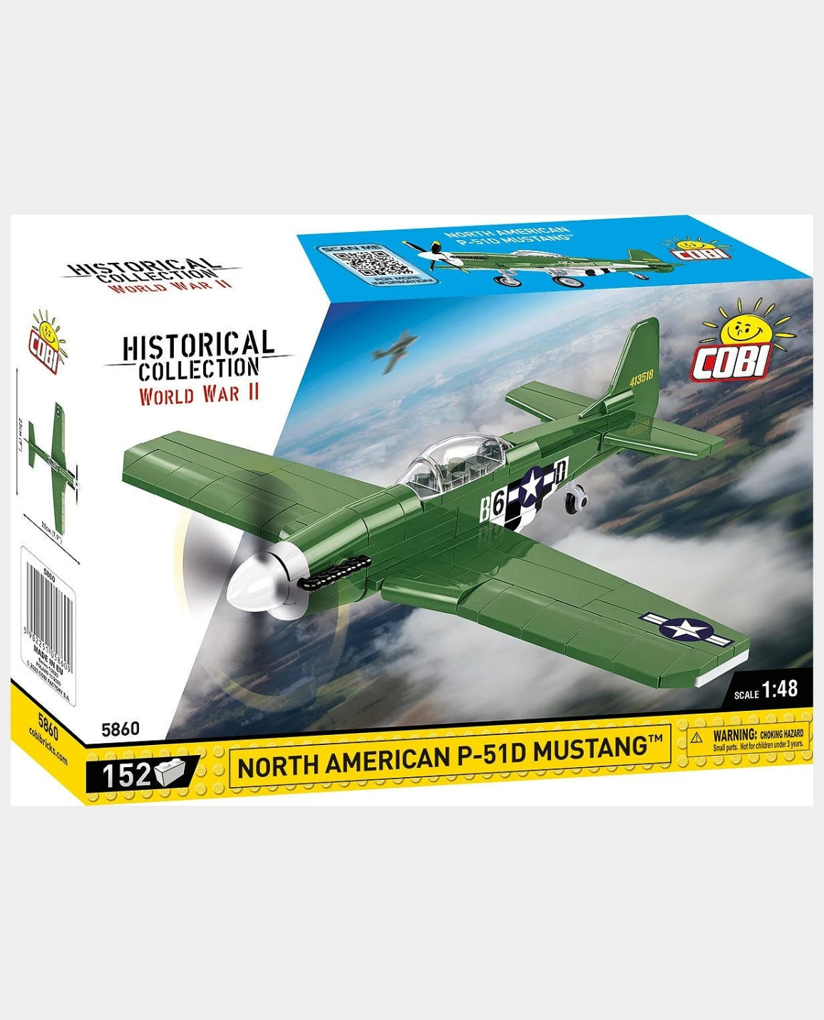 COBI Mustang P51 Brick Set