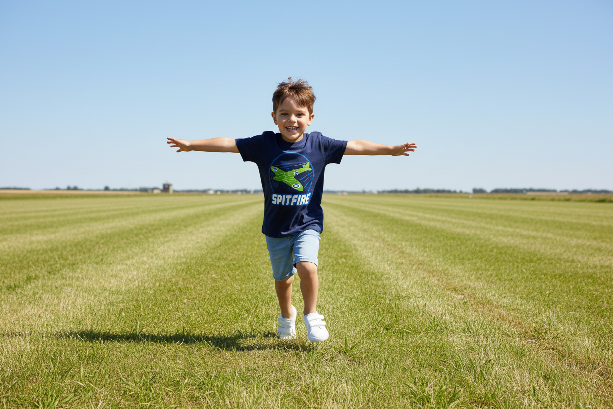 Kids Spitfire Glow In The Dark T-Shirt