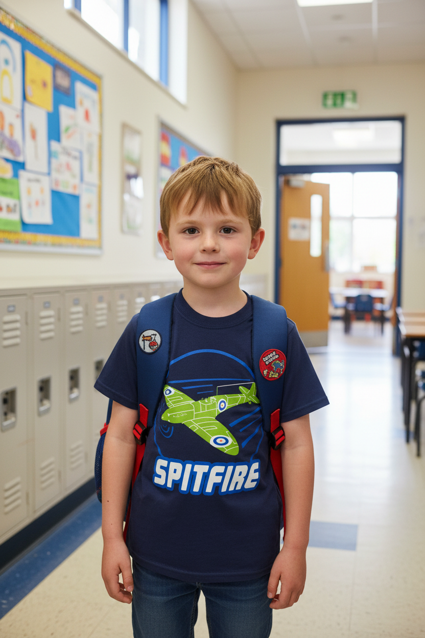 Kids Spitfire Glow In The Dark T-Shirt