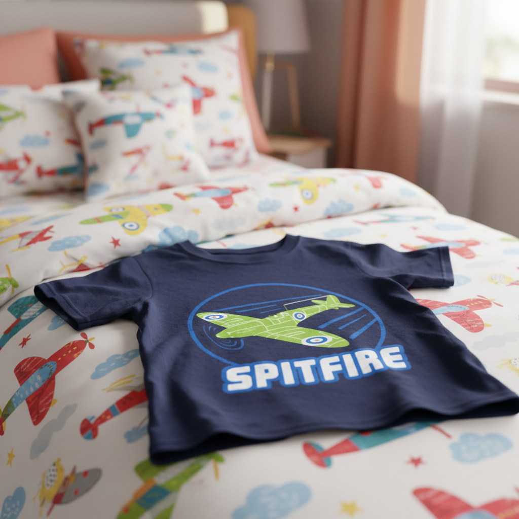 Kids Spitfire Glow In The Dark T-Shirt