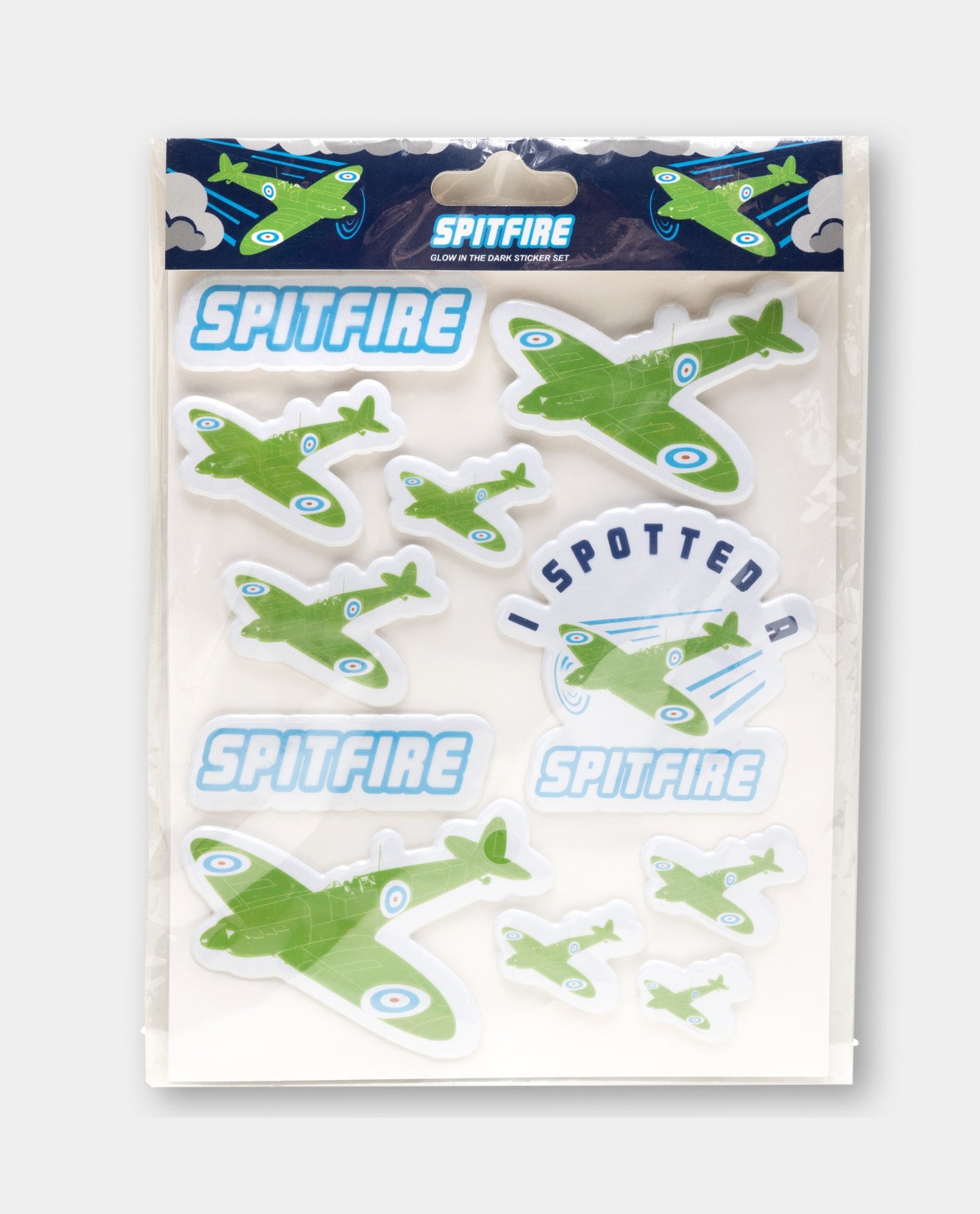 Glow in the Dark Squishy Sticker Set