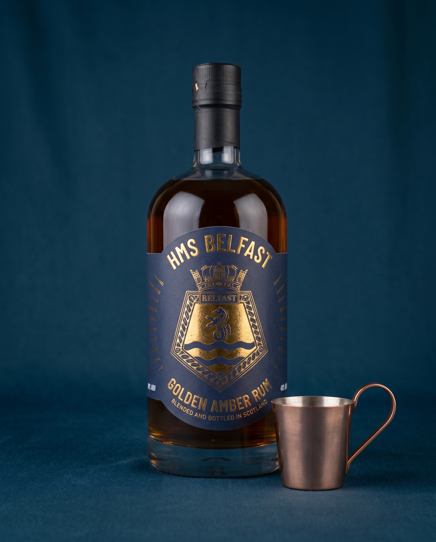 HMS Belfast Rum & Gill Cup Gift Set