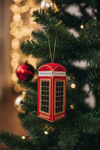 Felt Telephone Box Decoration