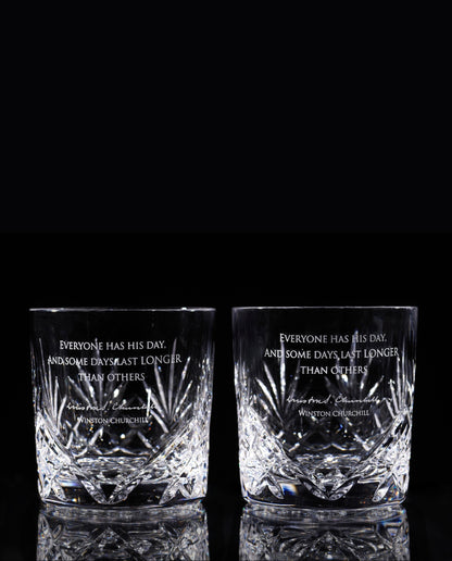 Crystal Whisky Glasses Set Of 2