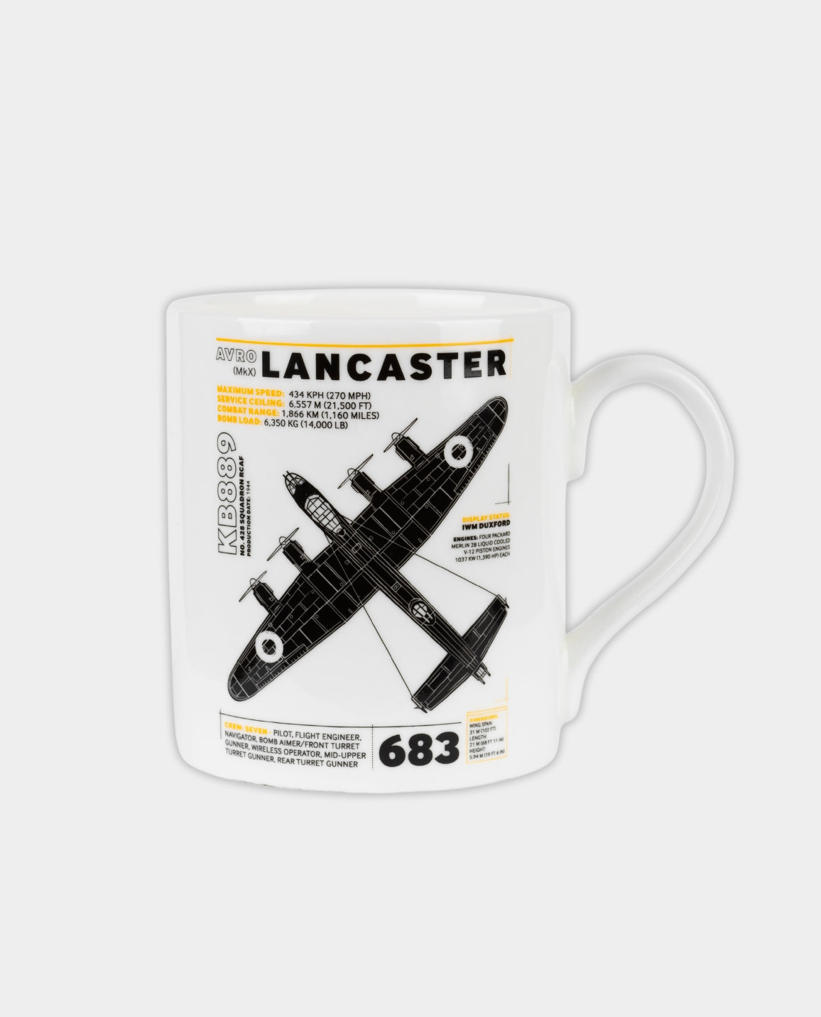 Lancaster Bomber Mug and Socks Gift Set