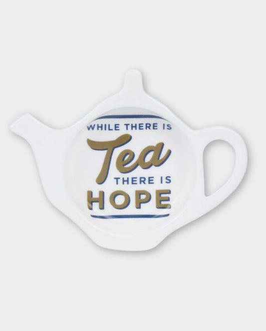 While There is Tea There is Hope Tea Bag Tidy
