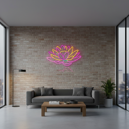 Chila Burman Limited Edition LED Neon Lotus