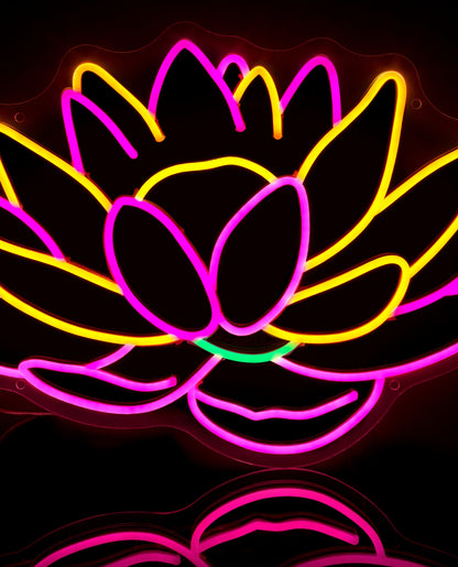 Chila Burman Limited Edition LED Neon Lotus
