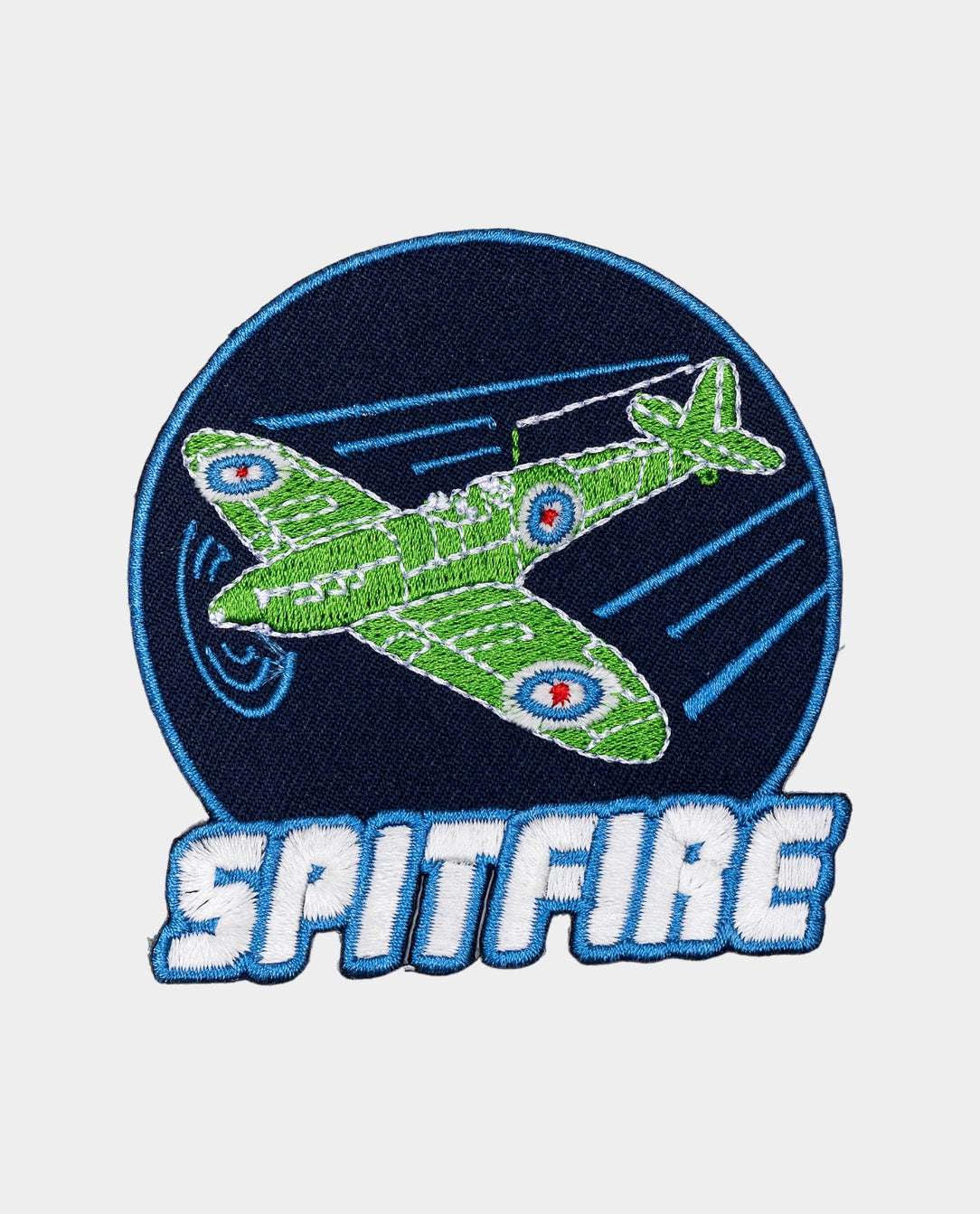 Kids Spitfire Glow in the Dark Iron On Patch