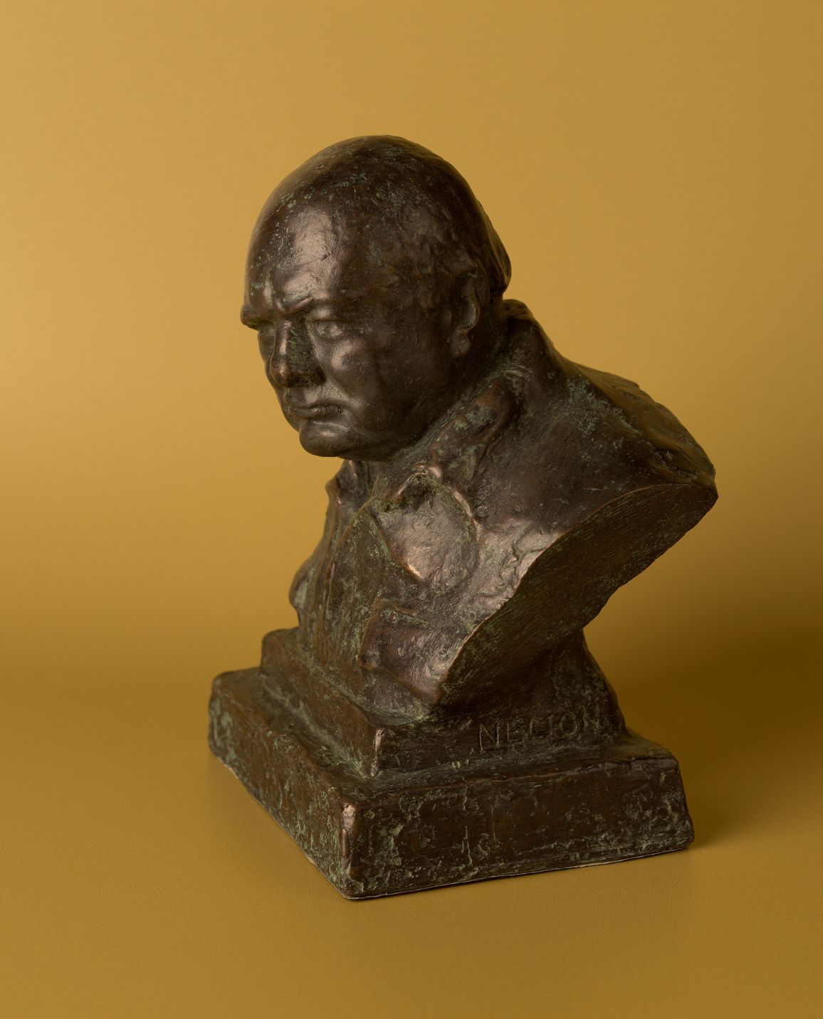 Nemon Siren Suit Bronze Churchill Bust