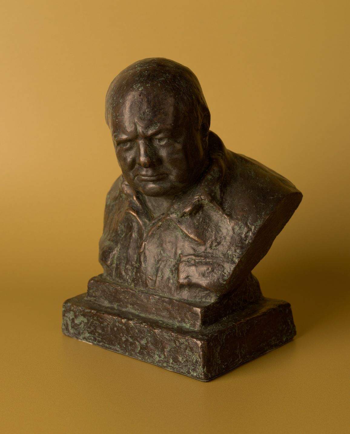 Nemon Siren Suit Bronze Churchill Bust