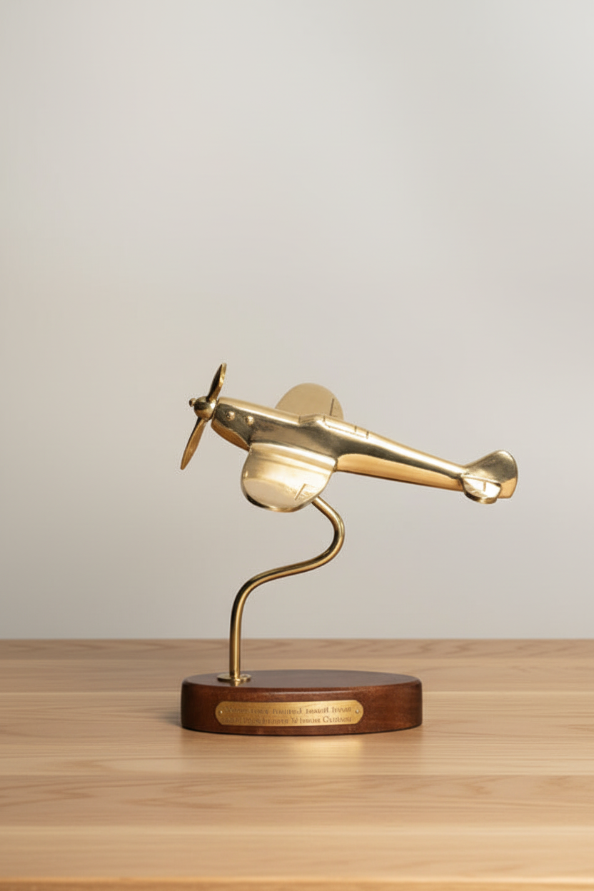 Spitfire Brass Desk Model