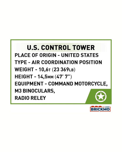 COBI U.S. Control Tower Brick Set