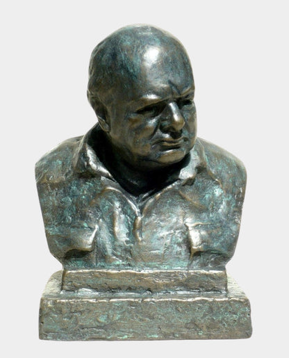 Nemon Siren Suit Bronze Churchill Bust