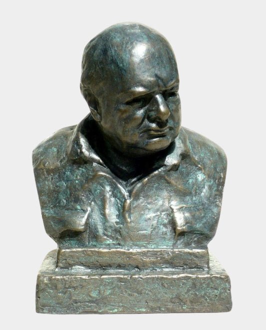 Nemon Siren Suit Bronze Churchill Bust