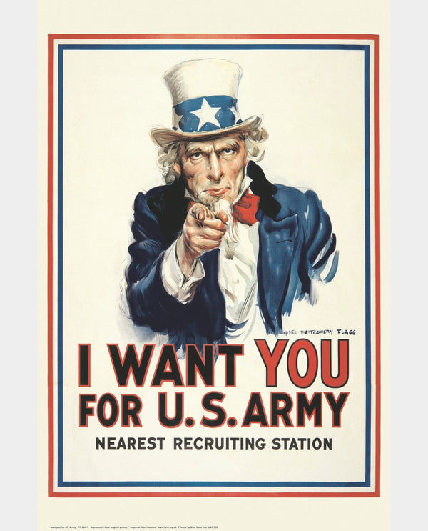 I Want You For The US Army Poster | WW2 Posters | IWM Shop