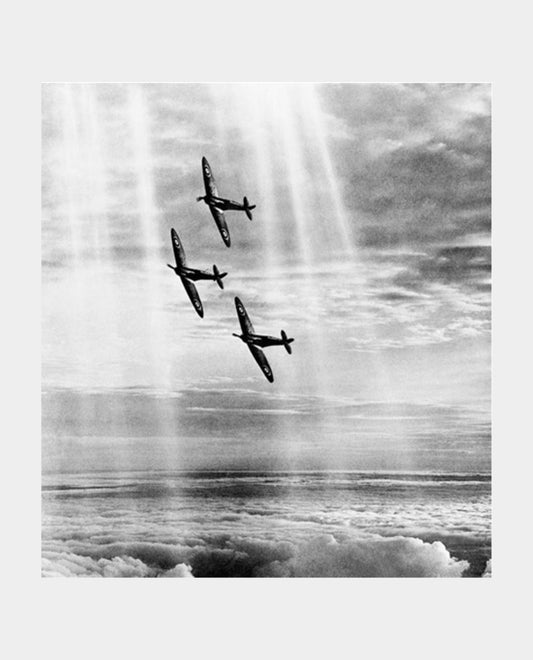 Three Supermarine Spitfires Poster