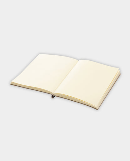 Recycled Leather Poppy Notebook