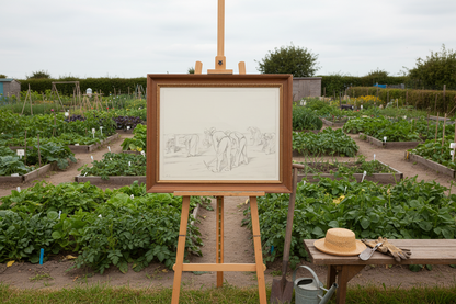Work on the Land Potato Planting by William Rothenstein