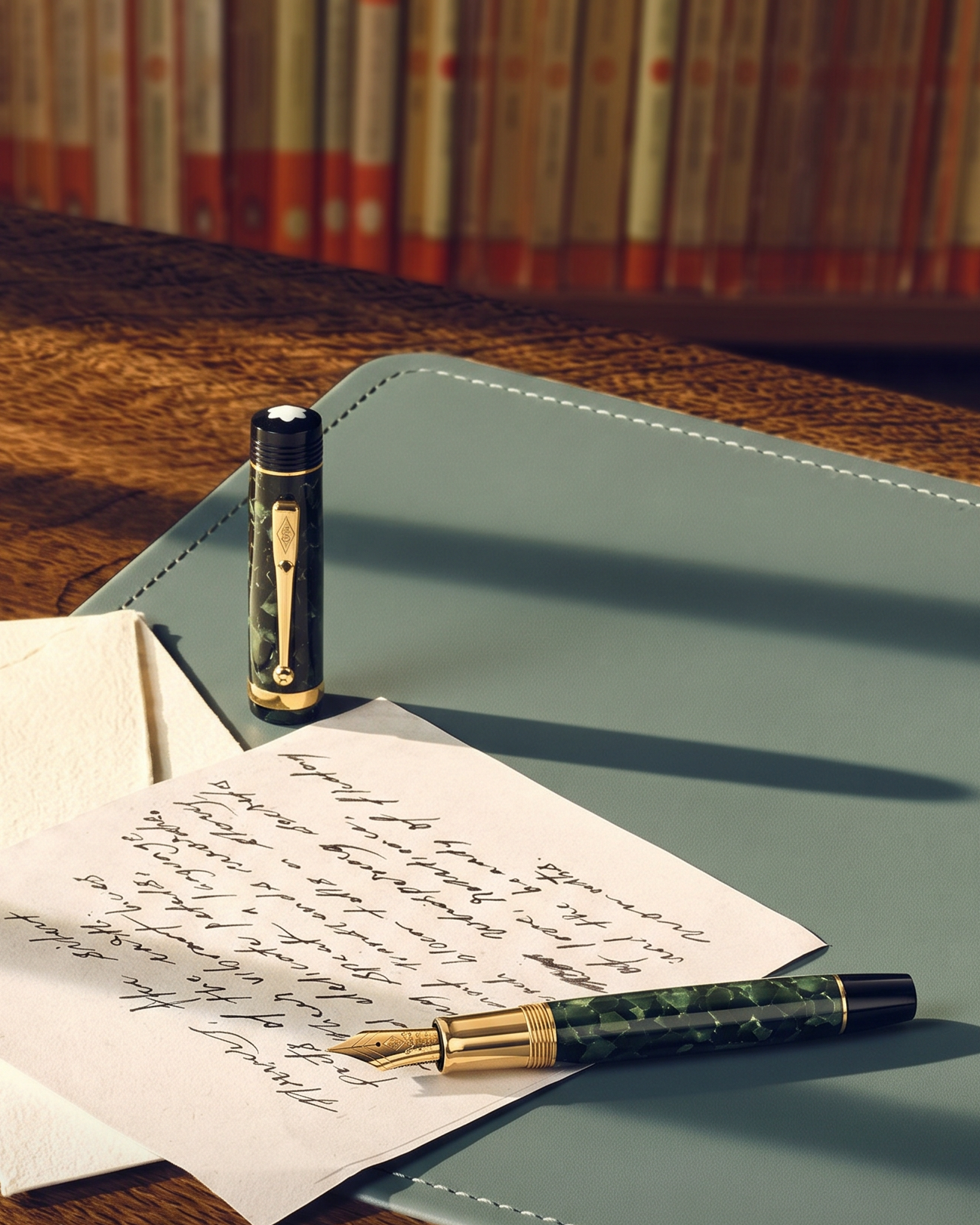 Conway Stewart Churchill Green Pen