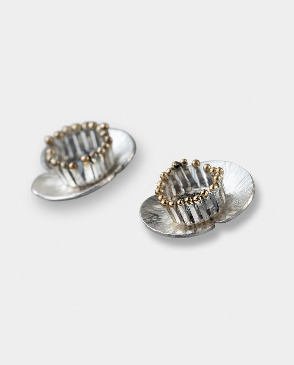 Poppy Flower Studs