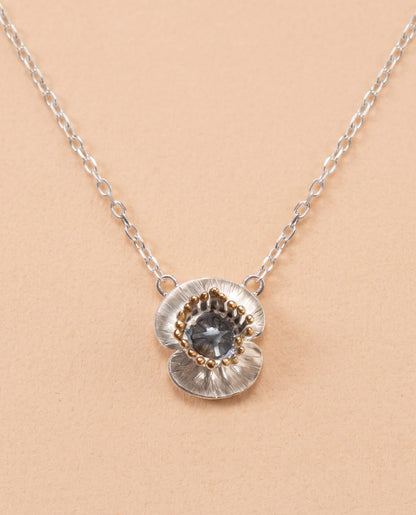 Poppy Flower Pendant
