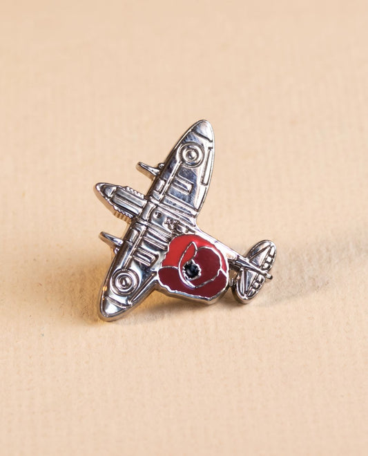 Poppy Spitfire Pin Badge