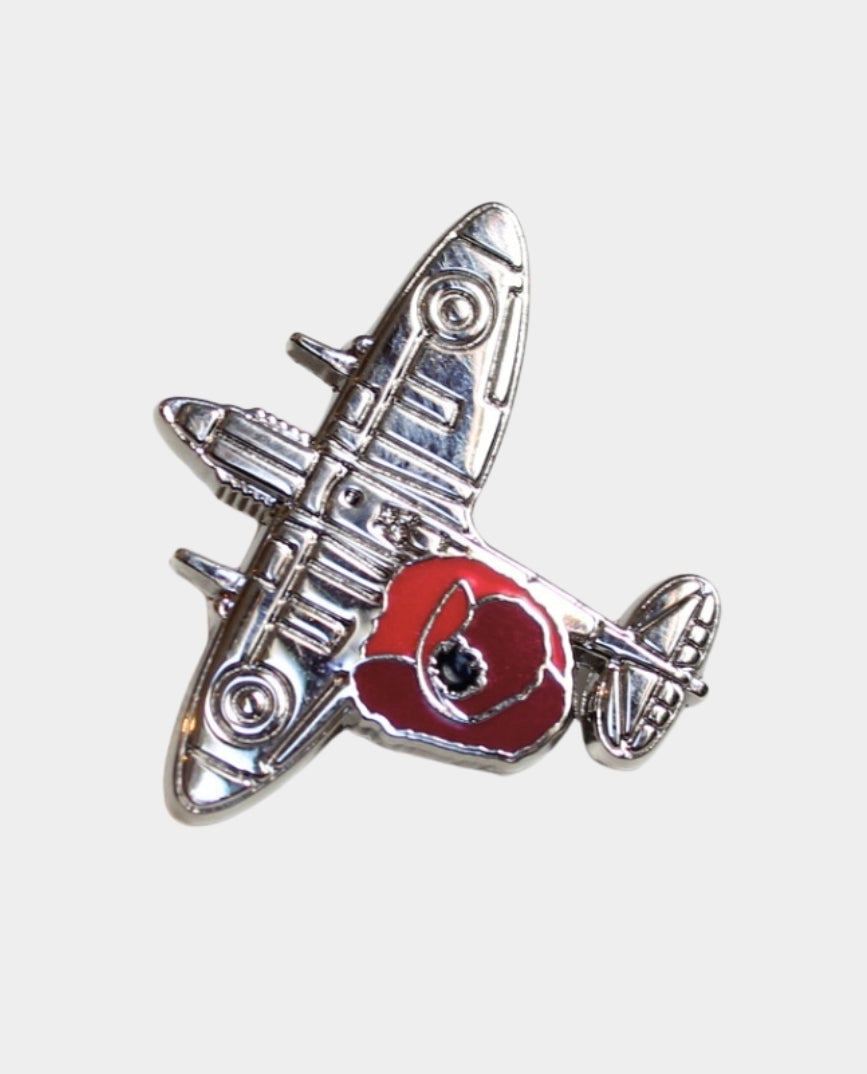 Poppy Spitfire Pin Badge