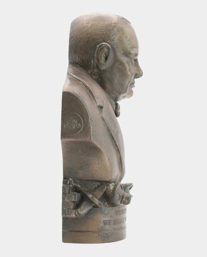 Bronze Churchill Bust