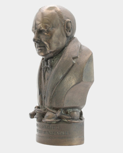 Bronze Churchill Bust